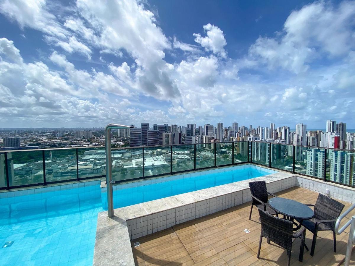 Flat Localizado A 200M Shopping Recife, Bem Perto Da Praia De Boa Viagem E Com Wi-Fi 400Mbps Exterior foto